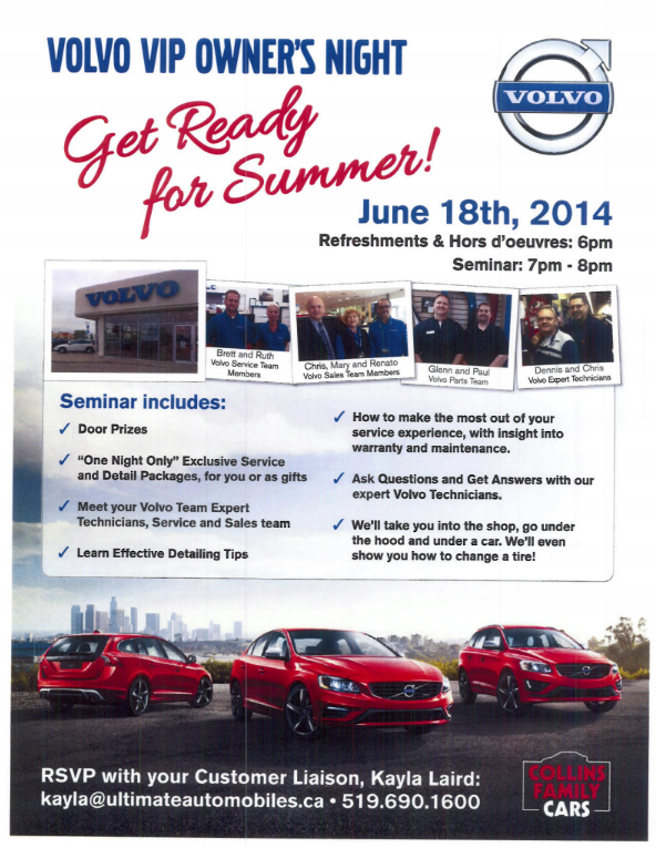 Volvo VIP owner's night
